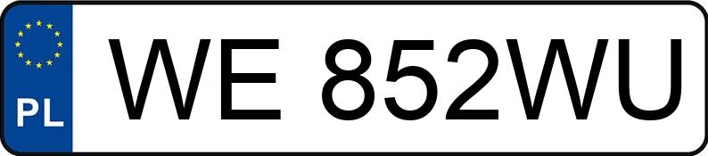 Numer rejestracyjny WE 852WU posiada PEUGEOT Rifter HDI MR`18 E6 Active S&S - WE852WU Numer rejestracyjny WE 852WU posiada PEUGEOT Rifter HDI MR`18 E6 Active S&S - WE852WU