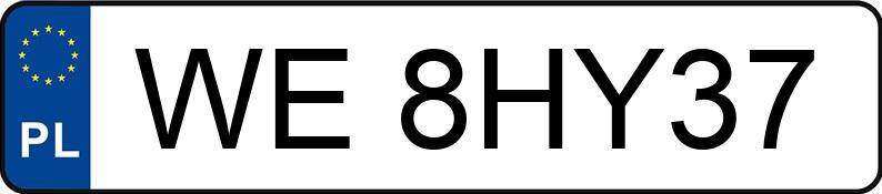 Numer rejestracyjny WE 8HY37 posiada BMW X1 XDRIVE23I - WE8HY37 Numer rejestracyjny WE 8HY37 posiada BMW X1 XDRIVE23I - WE8HY37