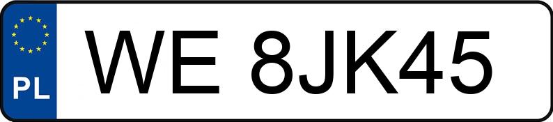 Numer rejestracyjny WE 8JK45 posiada MAN TGE SYN1E - WE8JK45 Numer rejestracyjny WE 8JK45 posiada MAN TGE SYN1E - WE8JK45