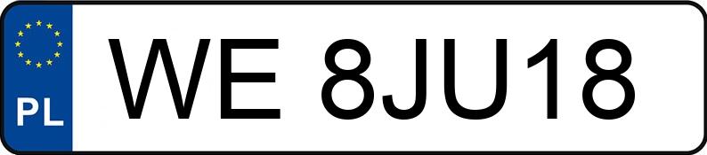 Numer rejestracyjny WE 8JU18 posiada JEEP AVENGER - WE8JU18 Numer rejestracyjny WE 8JU18 posiada JEEP AVENGER - WE8JU18