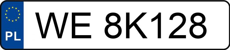 Numer rejestracyjny WE 8K128 posiada SKODA Octavia IV 2.0 TDI MR`20 E6d Ambition DSG - WE8K128