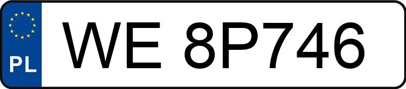 Numer rejestracyjny WE 8P746 posiada RENAULT KANGOO - WE8P746