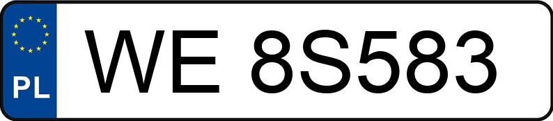 Numer rejestracyjny WE 8S583 posiada HYUNDAI SANTA FE - WE8S583 Numer rejestracyjny WE 8S583 posiada HYUNDAI SANTA FE - WE8S583