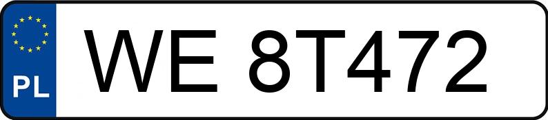 Numer rejestracyjny WE 8T472 posiada SKODA Superb III 2.0 TDI MR`20 E6d Style DSG - WE8T472