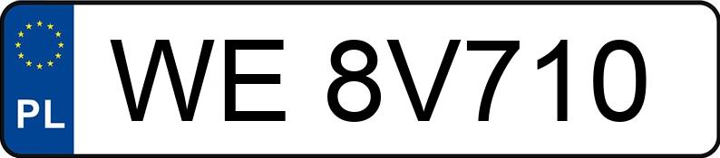 Numer rejestracyjny WE 8V710 posiada BMW X5 XDRIVE25D - WE8V710