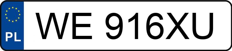 Numer rejestracyjny WE 916XU posiada RENAULT Megane IV Grandtour dCi MR`16 E6 GT Line Blue 115 - WE916XU