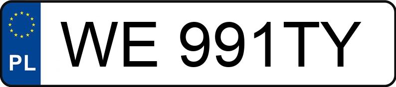 Numer rejestracyjny WE 991TY posiada ALFA ROMEO 147 1.9 JTDM-jet DPF MR`05 E4 937 Distinctive - WE991TY Numer rejestracyjny WE 991TY posiada ALFA ROMEO 147 1.9 JTDM-jet DPF MR`05 E4 937 Distinctive - WE991TY