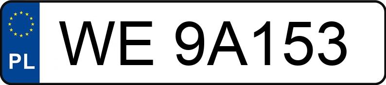 Numer rejestracyjny WE 9A153 posiada BMW 520 Diesel MR`23 E6d/e G60 Steptronic - WE9A153