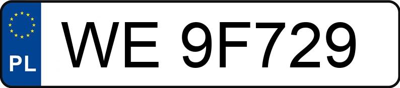 Numer rejestracyjny WE 9F729 posiada BMW 530D XDRIVE - WE9F729 Numer rejestracyjny WE 9F729 posiada BMW 530D XDRIVE - WE9F729