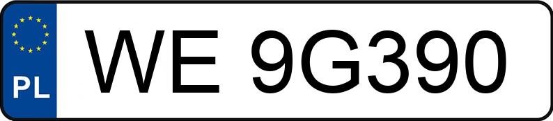 Numer rejestracyjny WE 9G390 posiada SKODA OCTAVIA - WE9G390 Numer rejestracyjny WE 9G390 posiada SKODA OCTAVIA - WE9G390