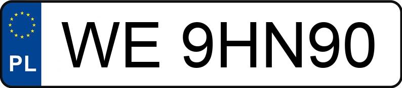 Numer rejestracyjny WE 9HN90 posiada AUDI A6 AVANT 55 TFSI E - WE9HN90 Numer rejestracyjny WE 9HN90 posiada AUDI A6 AVANT 55 TFSI E - WE9HN90