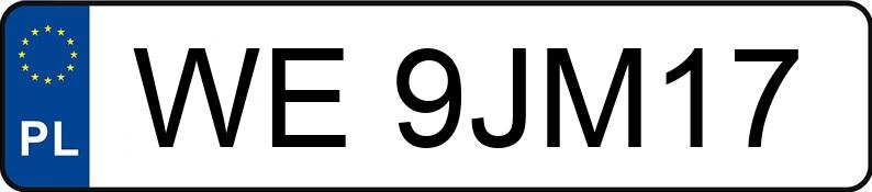 Numer rejestracyjny WE 9JM17 posiada MERCEDES-BENZ CLA 180 - WE9JM17 Numer rejestracyjny WE 9JM17 posiada MERCEDES-BENZ CLA 180 - WE9JM17