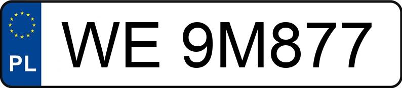 Numer rejestracyjny WE 9M877 posiada TOYOTA TOYOTA YARIS - WE9M877 Numer rejestracyjny WE 9M877 posiada TOYOTA TOYOTA YARIS - WE9M877