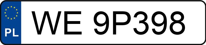 Numer rejestracyjny WE 9P398 posiada AUDI Q7 50 TDI MR`20 E6d 4J Q7 50 TDI MR`20 E6d 4J - WE9P398