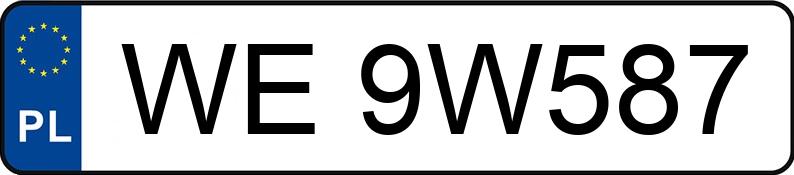 Numer rejestracyjny WE 9W587 posiada VOLKSWAGEN ARTEON - WE9W587 Numer rejestracyjny WE 9W587 posiada VOLKSWAGEN ARTEON - WE9W587