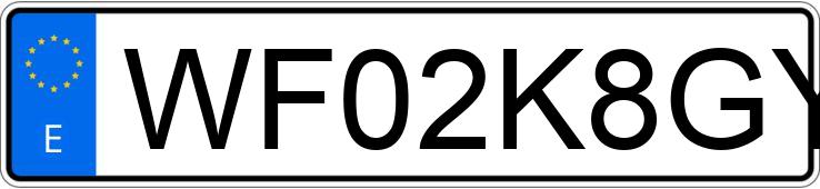 Numer rejestracyjny WF02K8GY9MNA13268 posiada FORD EXPLORER