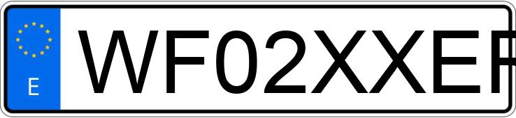 Numer rejestracyjny WF02XXERK2NG46473 posiada FORD PUMA