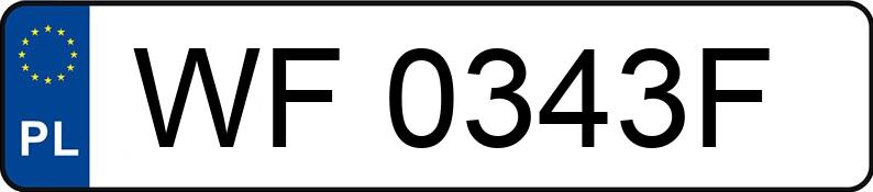 Numer rejestracyjny WF 0343F posiada FORD FOCUS - WF0343F Numer rejestracyjny WF 0343F posiada FORD FOCUS - WF0343F