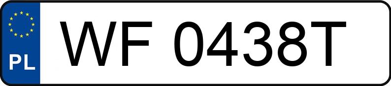Numer rejestracyjny WF 0438T posiada FORD FOCUS - WF0438T