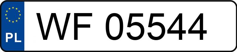 Numer rejestracyjny WF 05544 posiada SUZUKI Vitara 1.6 i Kat. Vitara 1.6 i Kat. - WF05544