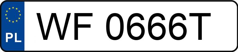 Numer rejestracyjny WF0666T posiada BMW 318 Diesel Kat. MR`01 E3 E46 318 Diesel Kat. MR`01 E3 E46