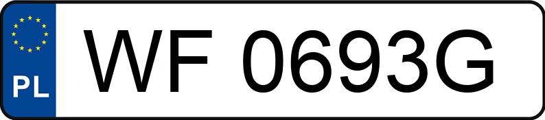 Numer rejestracyjny WF 0693G posiada AUDI A6 Avant 1.9 TDi Kat. MR`02 E3 4B A6 Avant 1.9 TDi Kat. MR`02 E3 4B - WF0693G