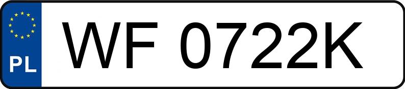 Numer rejestracyjny WF 0722K posiada OPEL ASTRA - WF0722K