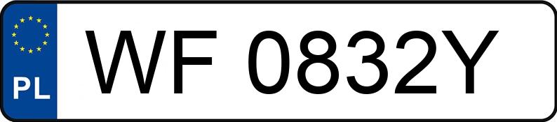 Numer rejestracyjny WF 0832Y posiada BMW 320 Diesel Mild Hybrid MR`22 E6d/e G20 xDrive Steptronic - WF0832Y