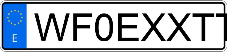 Numer rejestracyjny WF0EXXTTREPT47837 posiada FORD TRANSIT Numer rejestracyjny WF0EXXTTREPT47837 posiada FORD TRANSIT