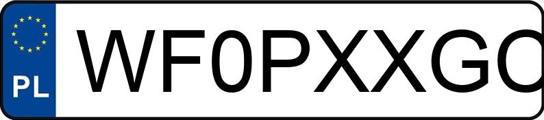 Numer rejestracyjny WF 0PXXGCHPLB31651 posiada Ford Focus - WF0PXXGCHPLB31651 Numer rejestracyjny WF 0PXXGCHPLB31651 posiada Ford Focus - WF0PXXGCHPLB31651