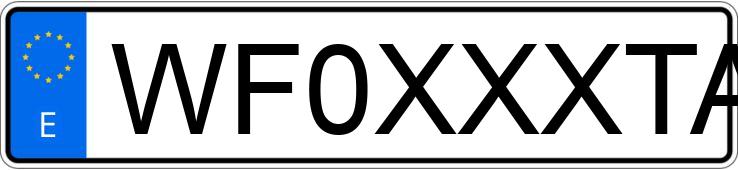 Numer rejestracyjny WF0XXXTA6XSG42633 posiada FORD B-MAX