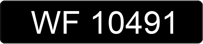 Numer rejestracyjny WF 10491 posiada FORD TRANSIT 2.5 - WF10491