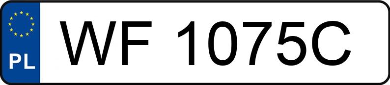 Numer rejestracyjny WF 1075C posiada BMW 318IS - WF1075C