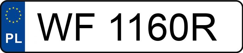 Numer rejestracyjny WF 1160R posiada SKODA FABIA - WF1160R Numer rejestracyjny WF 1160R posiada SKODA FABIA - WF1160R