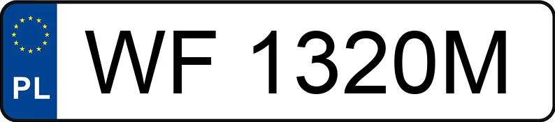 Numer rejestracyjny WF 1320M posiada SUZUKI SX4 MR`06 E4 Premium Aut. - WF1320M