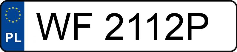 Numer rejestracyjny WF 2112P posiada CHRYSLER GRAND VOYAGER - WF2112P Numer rejestracyjny WF 2112P posiada CHRYSLER GRAND VOYAGER - WF2112P