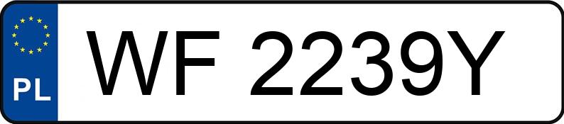 Numer rejestracyjny WF 2239Y posiada FORD Focus 1.0 EcoBoost MR`22 E6 Titanium - WF2239Y