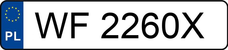 Numer rejestracyjny WF 2260X posiada BMW M6 - WF2260X Numer rejestracyjny WF 2260X posiada BMW M6 - WF2260X