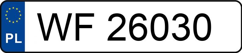 Numer rejestracyjny WF 26030 posiada FSM 126P 650 - WF26030