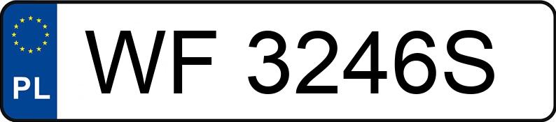 Numer rejestracyjny WF 3246S posiada SKODA OCTAVIA - WF3246S Numer rejestracyjny WF 3246S posiada SKODA OCTAVIA - WF3246S