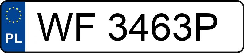 Numer rejestracyjny WF 3463P posiada PEUGEOT EXPERT - WF3463P Numer rejestracyjny WF 3463P posiada PEUGEOT EXPERT - WF3463P