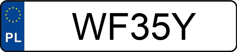 Numer rejestracyjny WF 35Y posiada FERRARI 365 GT - WF35Y