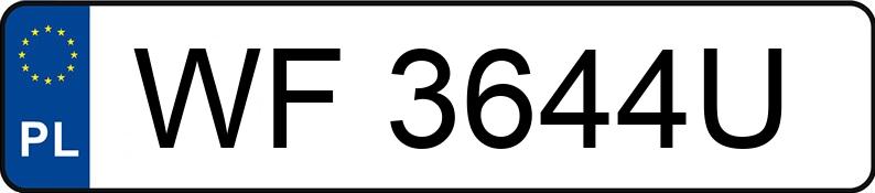 Numer rejestracyjny WF 3644U posiada KIA Rio 1.2 MR`17 E6 M - WF3644U