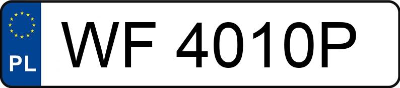 Le numéro d’enregistrement WF 4010P a VOLVO S40 1.6 D2 MR`08 E5 S40 1.6 D2 MR`08 E5 - WF4010P