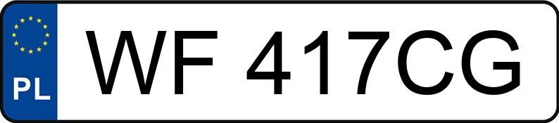 Numer rejestracyjny WF 417CG posiada DONGFENG HUGE G59 - WF417CG