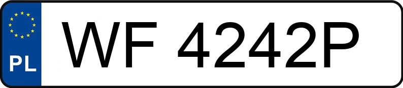 Numer rejestracyjny WF 4242P posiada MAZDA 2 - WF4242P Numer rejestracyjny WF 4242P posiada MAZDA 2 - WF4242P