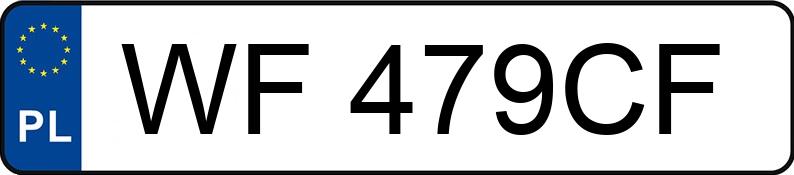 Numer rejestracyjny WF 479CF posiada BMW X7 MR`23 E6d G07 xDrive40i Step - WF479CF