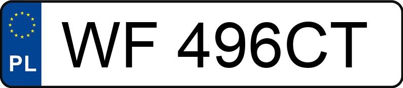 Numer rejestracyjny WF 496CT posiada BMW 530E XDRIVE - WF496CT