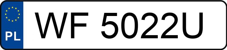 Numer rejestracyjny WF 5022U posiada BENTLEY AZURE - WF5022U