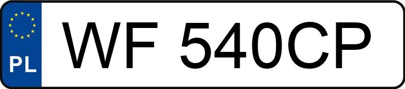 Numer rejestracyjny WF 540CP posiada NISSAN JUKE - WF540CP Numer rejestracyjny WF 540CP posiada NISSAN JUKE - WF540CP